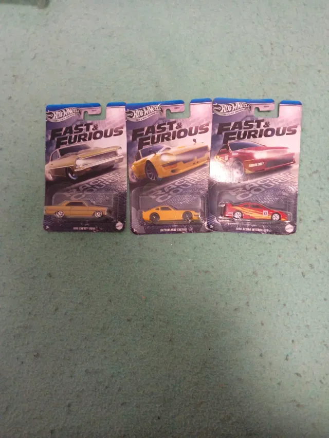 Lote 3 Coches Hot Wheels Fast & Furious