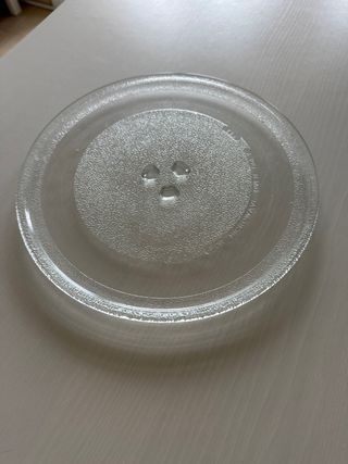 Plato de cristal para microondas