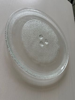 Plato de cristal para microondas