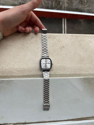 Reloj Casio Vintage Plata y Blanco