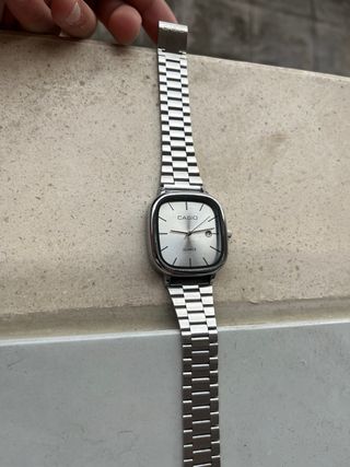 Reloj Casio Vintage Plata y Blanco