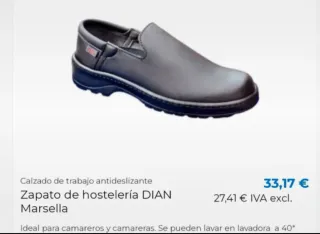 Zapatos Dian Antideslizantes Talla 38