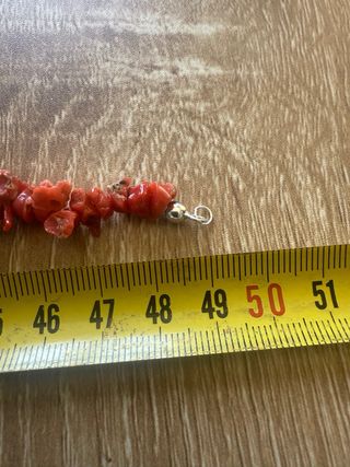 Collana corallo rosso semigrezzo