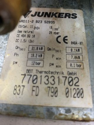 Calentador Junkers