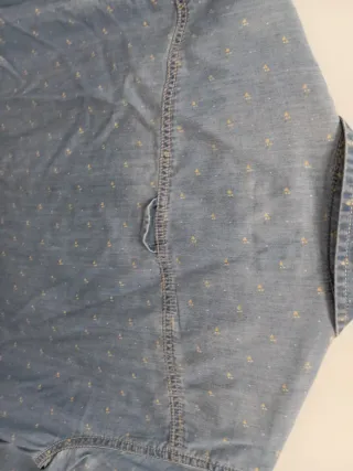 Camisa vaquera estampada Talla 38