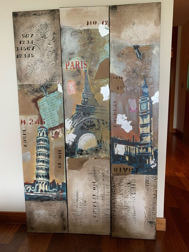 Cuadros decorativos trípticos