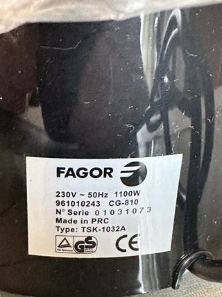 Cafetera Fagor Kenya CG-810 Nueva