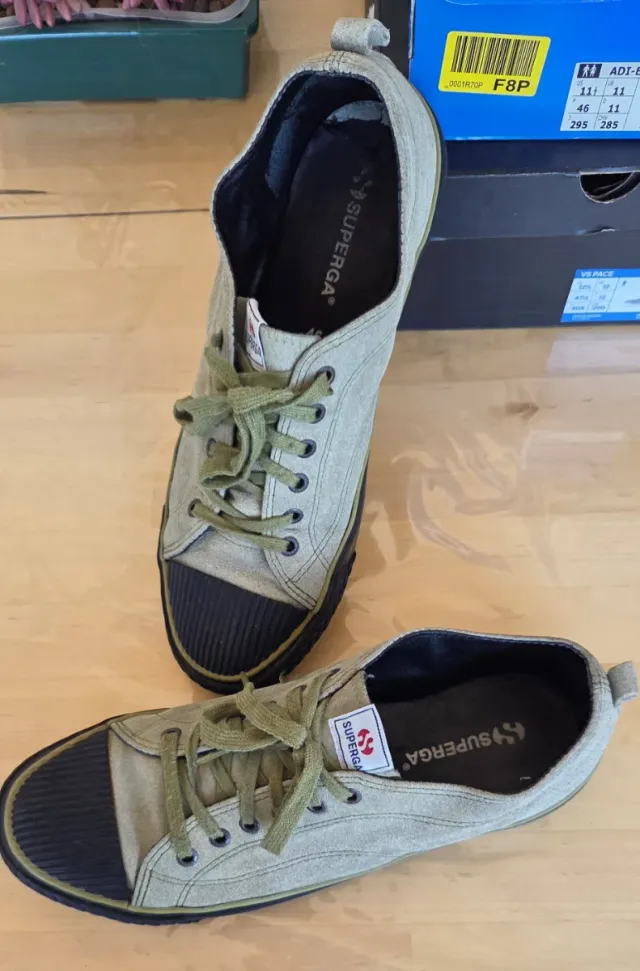 Superga Scarpe Verdi Taglia 46.