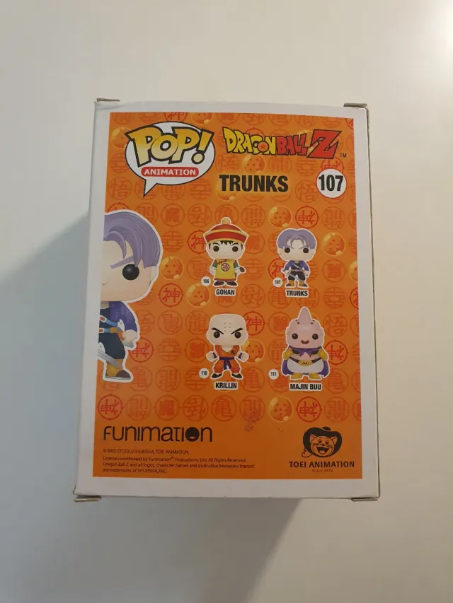 Funko Pop! Dragon Ball Z Trunks 107