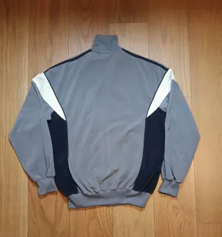 Chaqueta Adidas Vintage Gris y Negra
