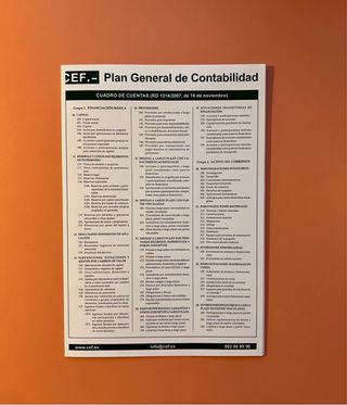 Plan General de Contabilidad: Real Decreto 1514...