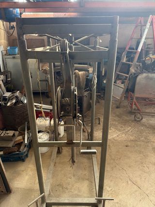 Elevador manual de obra