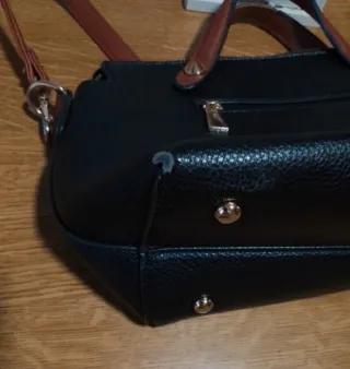 Borsa donna nera e marrone