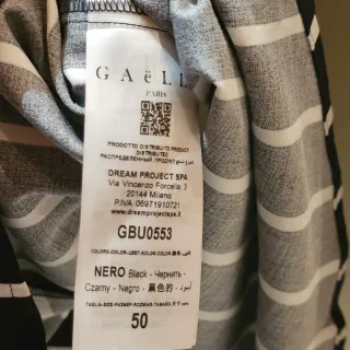 Camicia Gaëlle Paris fantasia righe nere