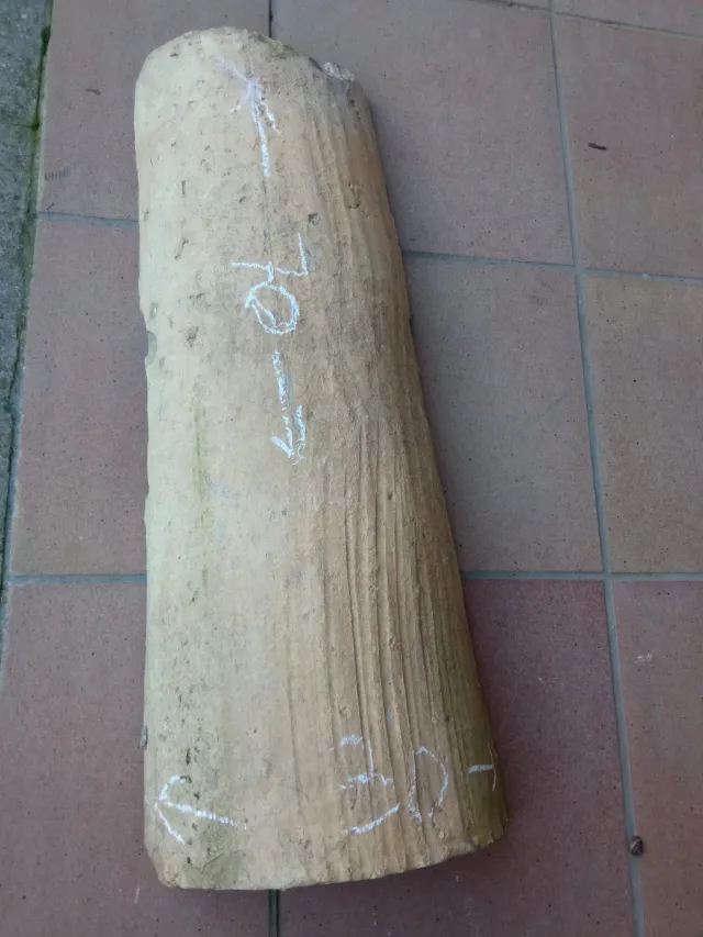 Teja árabe antigua grande 70x30 peso 10 kg