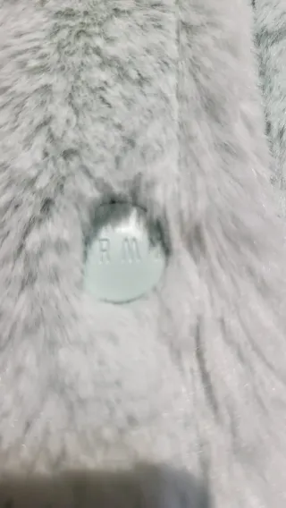 Chaqueta Grimey Peluche Teal y Negro