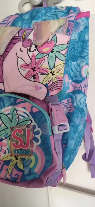 Zaino SJ Gang unicorno colori vivaci