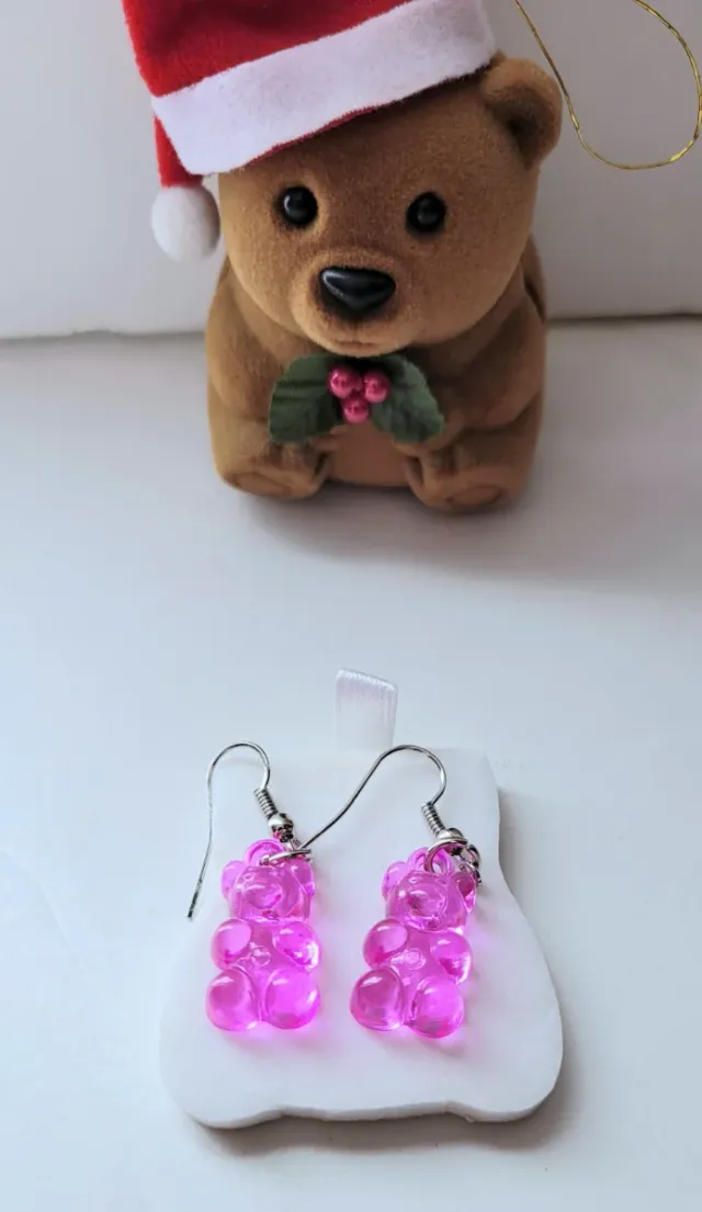 Pendientes Osito Resina