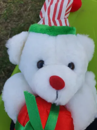 Calza Befana Orsetto Peluche Rosso