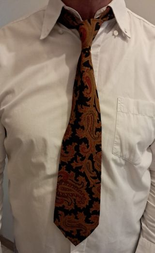 Cravatta vintage Made in Italy fantasia