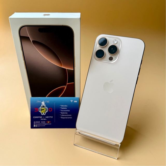 iPhone 16 Pro Max 256GB 100% Batería Factura