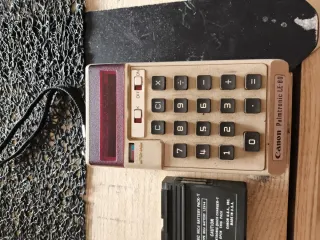 Canon Palmtronic LE-80 Calculadora Vintage