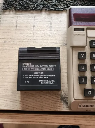 Canon Palmtronic LE-80 Calculadora Vintage