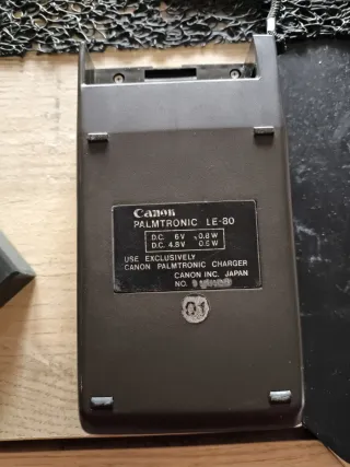 Canon Palmtronic LE-80 Calculadora Vintage