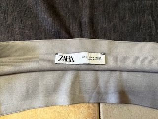 Vestito nero aderente maniche lunghe Zara