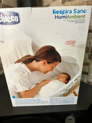 Humidificador Chicco vapor tibio azul/blanco