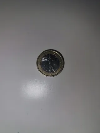 Moneda Euro Italia 2010 Vitruvio