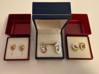 Lote pendientes Oro, Plata y Bañados