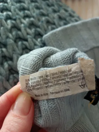 Set Sciarpa + Cappello + Guanti azzurri