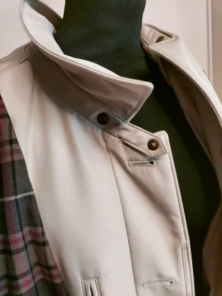 Gabardina Hombre Emilio Tucci Beige talla 54R