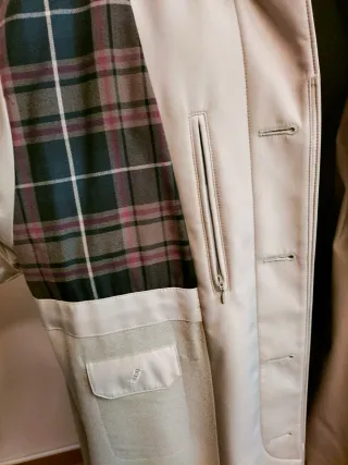 Gabardina Hombre Emilio Tucci Beige talla 54R