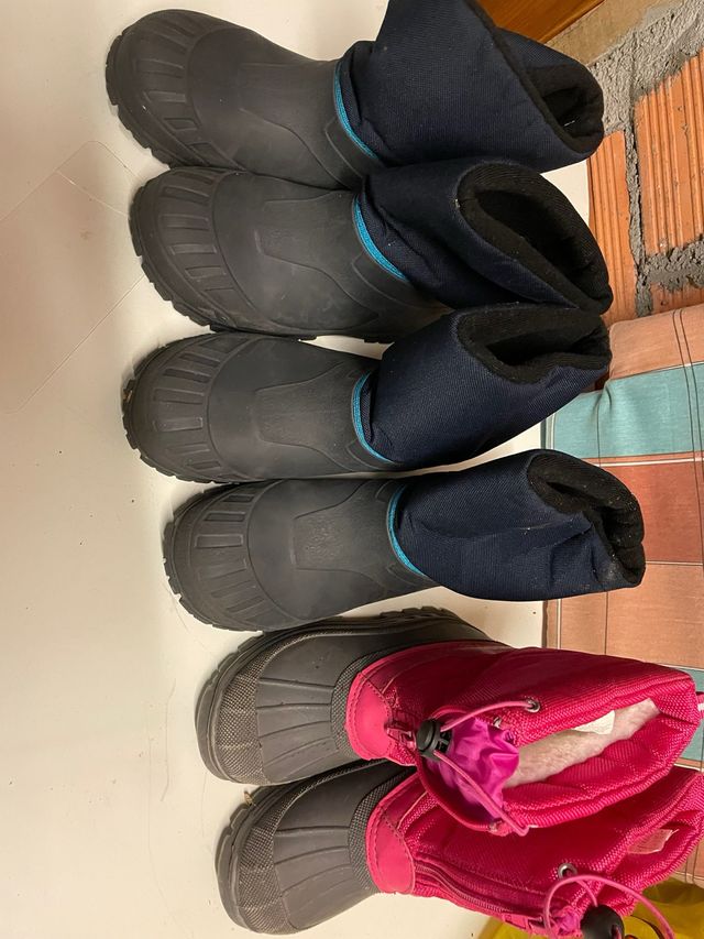 Botas de neve Tamanho 29 e 34