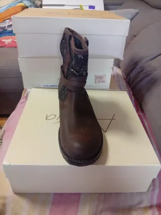 Botines Alesya Marrones Talla 40