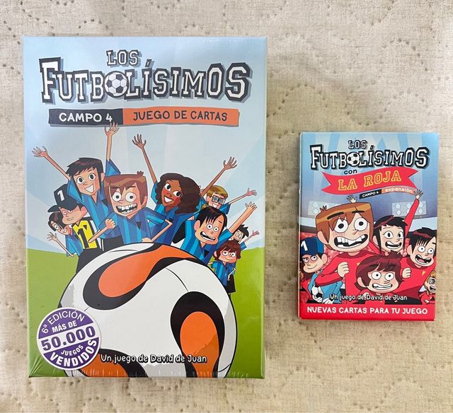 Los Futbolísimos Campo 4 Juego de Cartas.