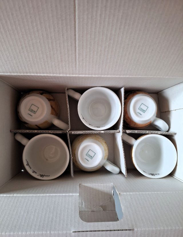 Thun set 6 tazzine espresso Creme