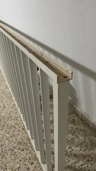Barandilla de aluminio blanca