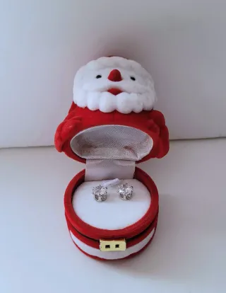 Pendientes de plata con circonita NUEVOS