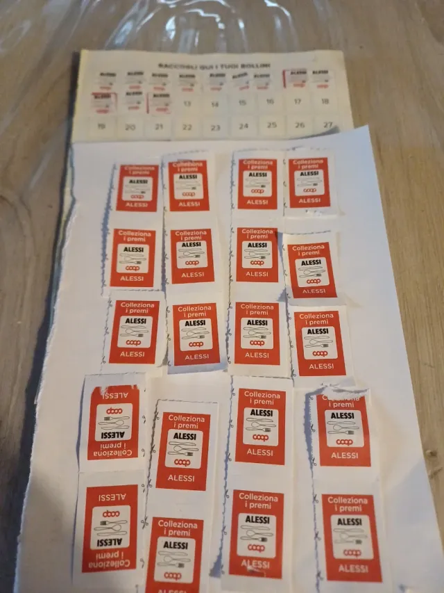Bollini Coop Coll. Alessi validi oltre il 16 Novem