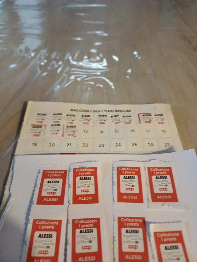 Bollini Coop Coll. Alessi validi oltre il 16 Novem