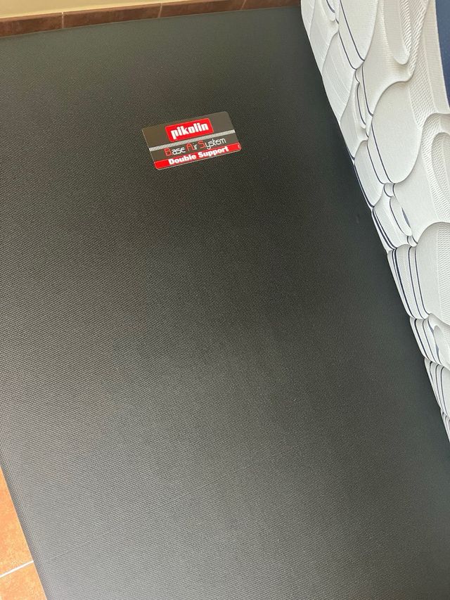 Base Cama 1.35 + Colchón Pikolin