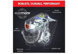 Moulinex Robot Pasticcere Acciaio Inox