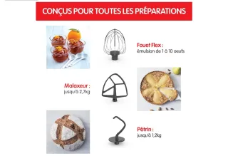 Moulinex Robot Pasticcere Acciaio Inox