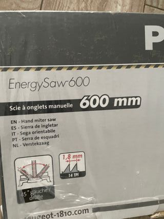 Ingletadora manual Peugeot 600 mm