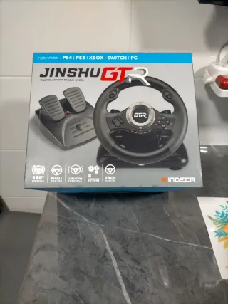 Volante Jinshu GTR per PS4, Xbox, Switch, PC