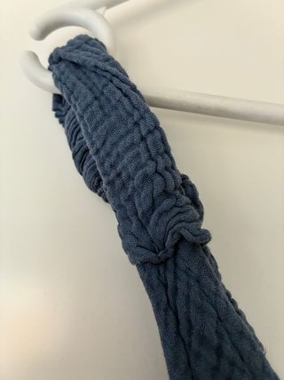 Vestido largo azul de verano