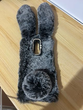 Custodia Huawei Mate 10 Lite Peluche con Orecchie di Coniglio